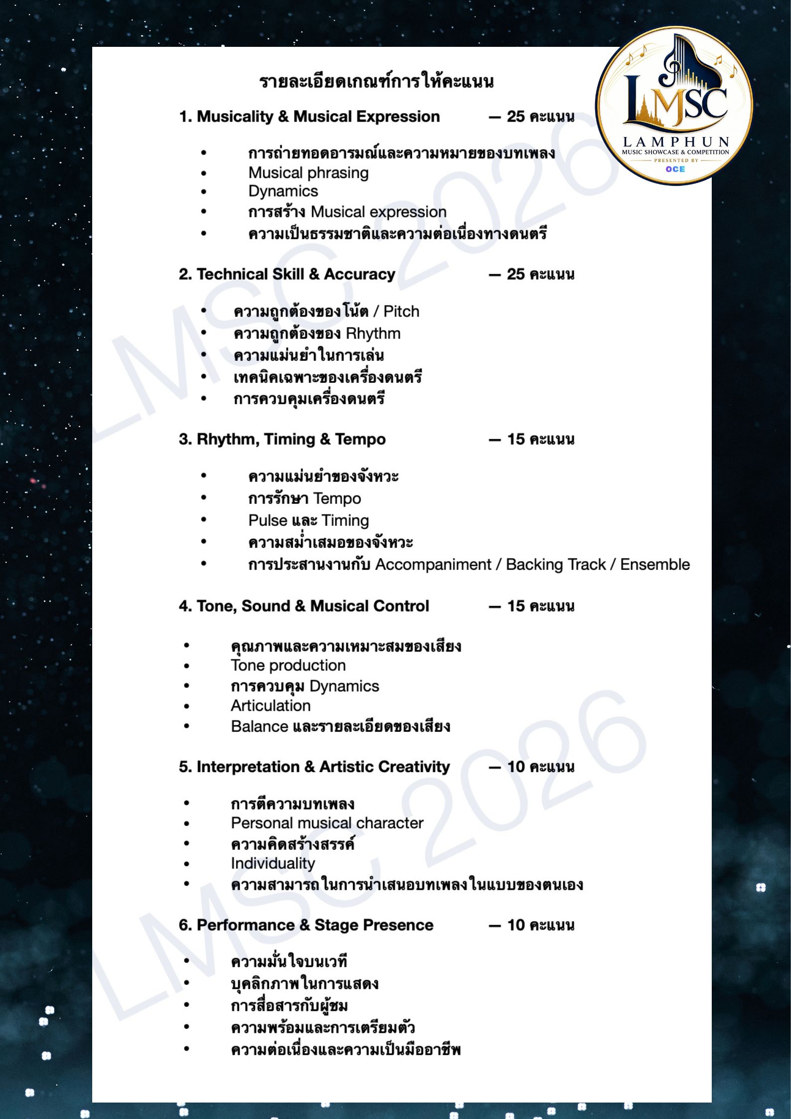 LMSC Judging Criteria Page 2
